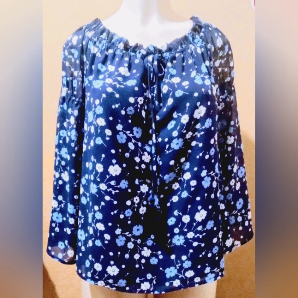 Michael Kors Woman's Blouse Thin Double layer Size L